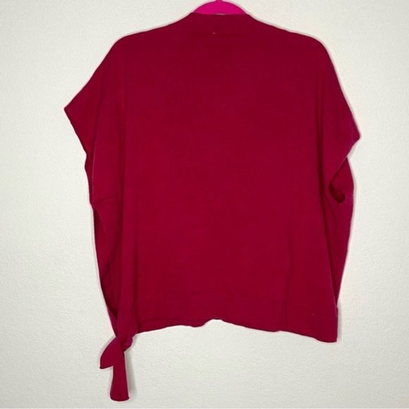 Fabiana Filippi Hot Pink Cashmere Wool & Silk Sleeveless Sweater Top Size M - Picture 2 of 7